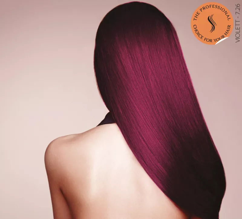 FemMas Haarfarbe 100ml - Violett Rot 7.26
