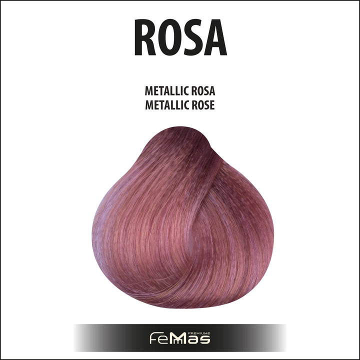 FemMas Haarfarbe 100 ml - Rosa Metallic