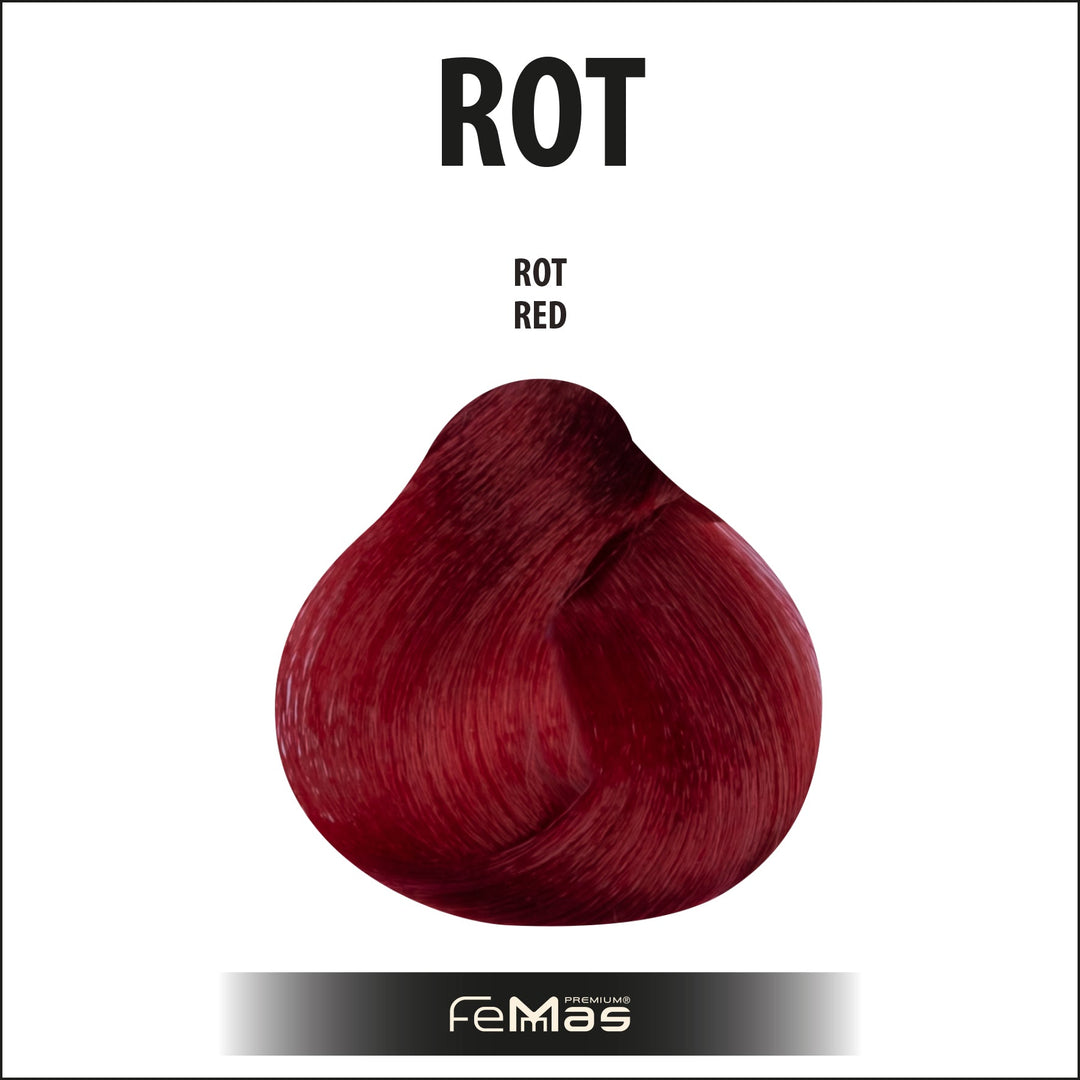 FemMas Haarfarbe 100 ml - Rot Pure & Mix