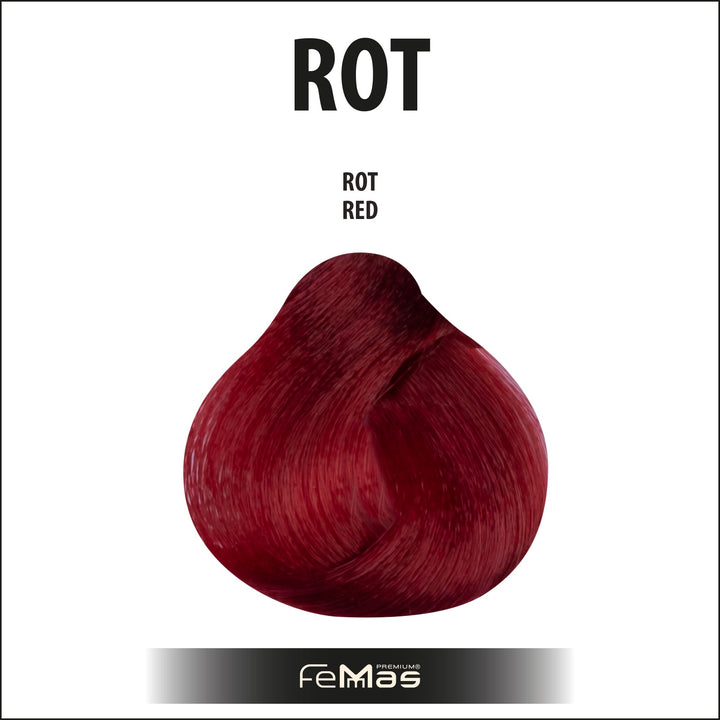 FemMas Haarfarbe 100 ml - Rot Pure & Mix