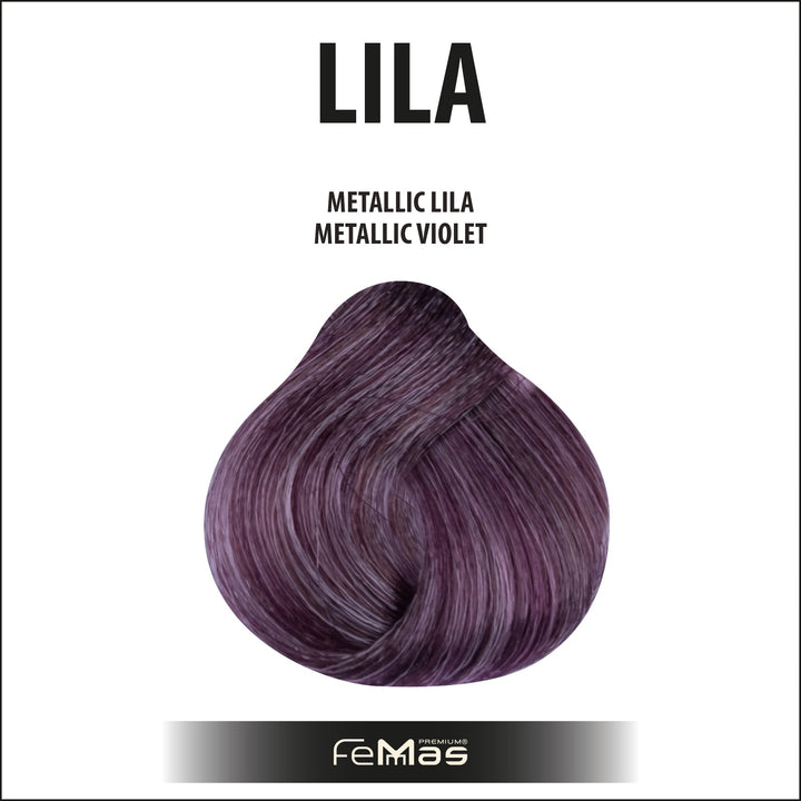 FemMas Haarfarbe 100 ml - Lila Metallic