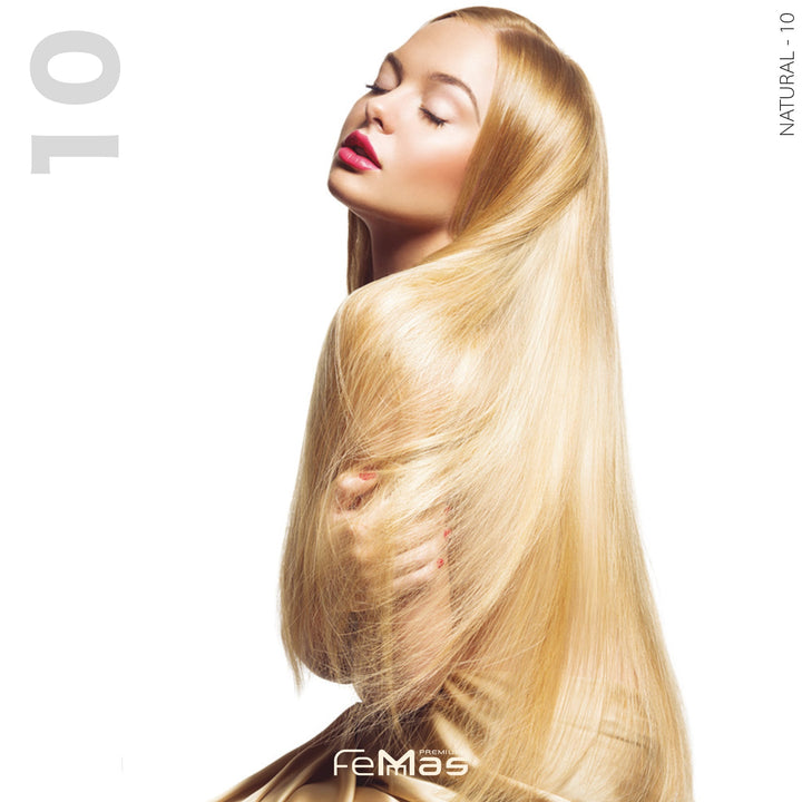 FemMas Haarfarbe 100 ml - Hell Lichtblond (Farbcode: 10)