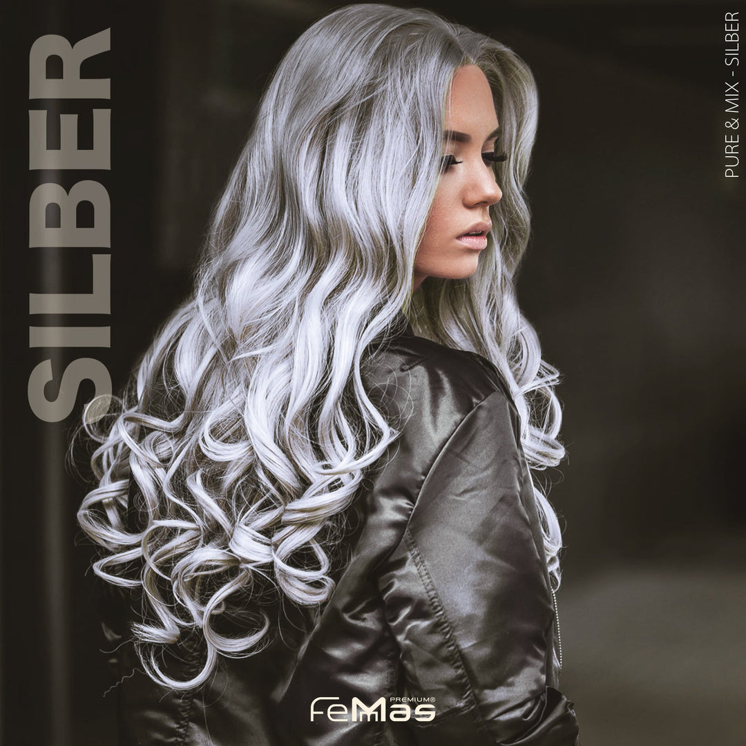 FemMas Haarfarbe 100 ml - Silber Pure & Mix