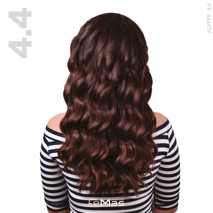 FemMas Haarfarbe 100 ml - Mittelbraun Kupfer (Farbcode: 4.4)