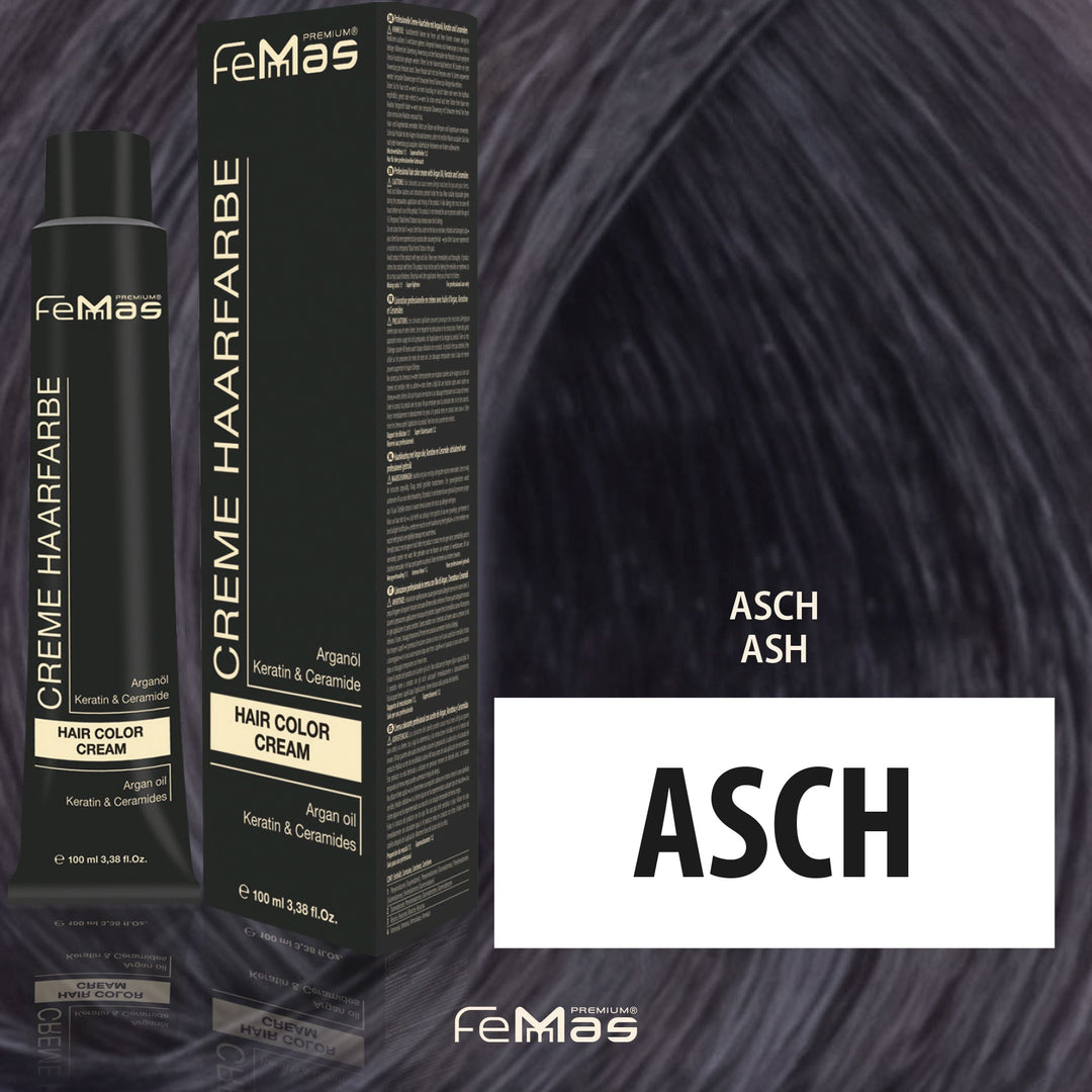 FemMas Haarfarbe 100 ml -  Asch Pure & Mix