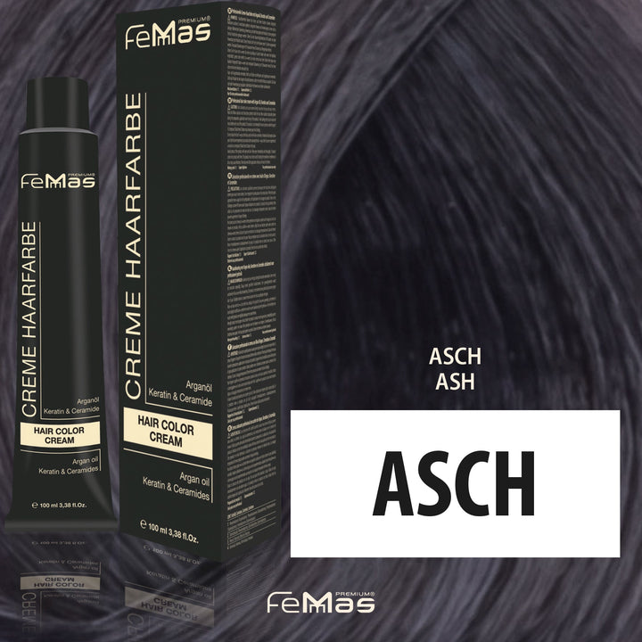 FemMas Haarfarbe 100 ml -  Asch Pure & Mix