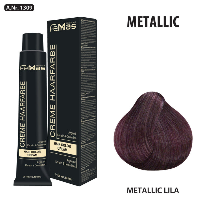 FemMas Haarfarbe 100 ml - Lila Metallic