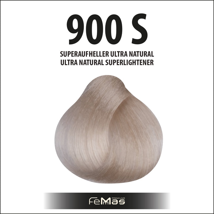 FemMas Haarfarbe 100 ml - Spezial Blond Ultra Natural (Farbcode: 900S)