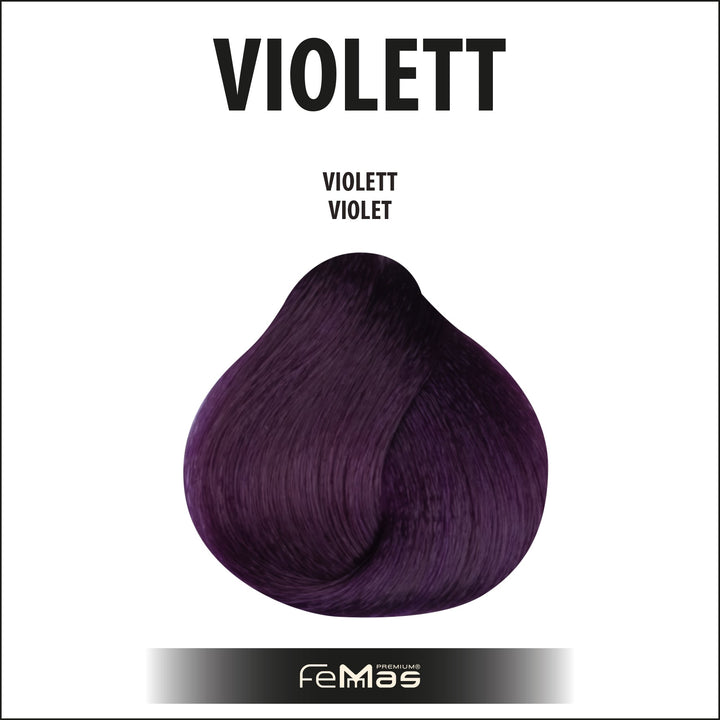 FemMas Haarfarbe 100 ml - Violett Pure & Mix