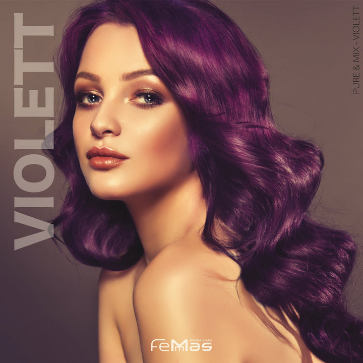 FemMas Haarfarbe 100 ml - Violett Pure & Mix
