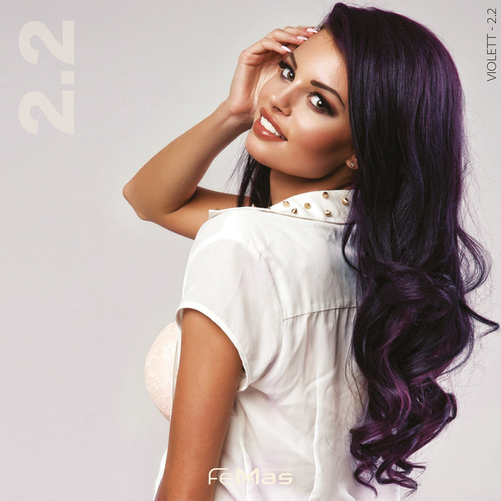 FemMas Haarfarbe 100 ml - Tief Violett (Farbcode: 2.2)