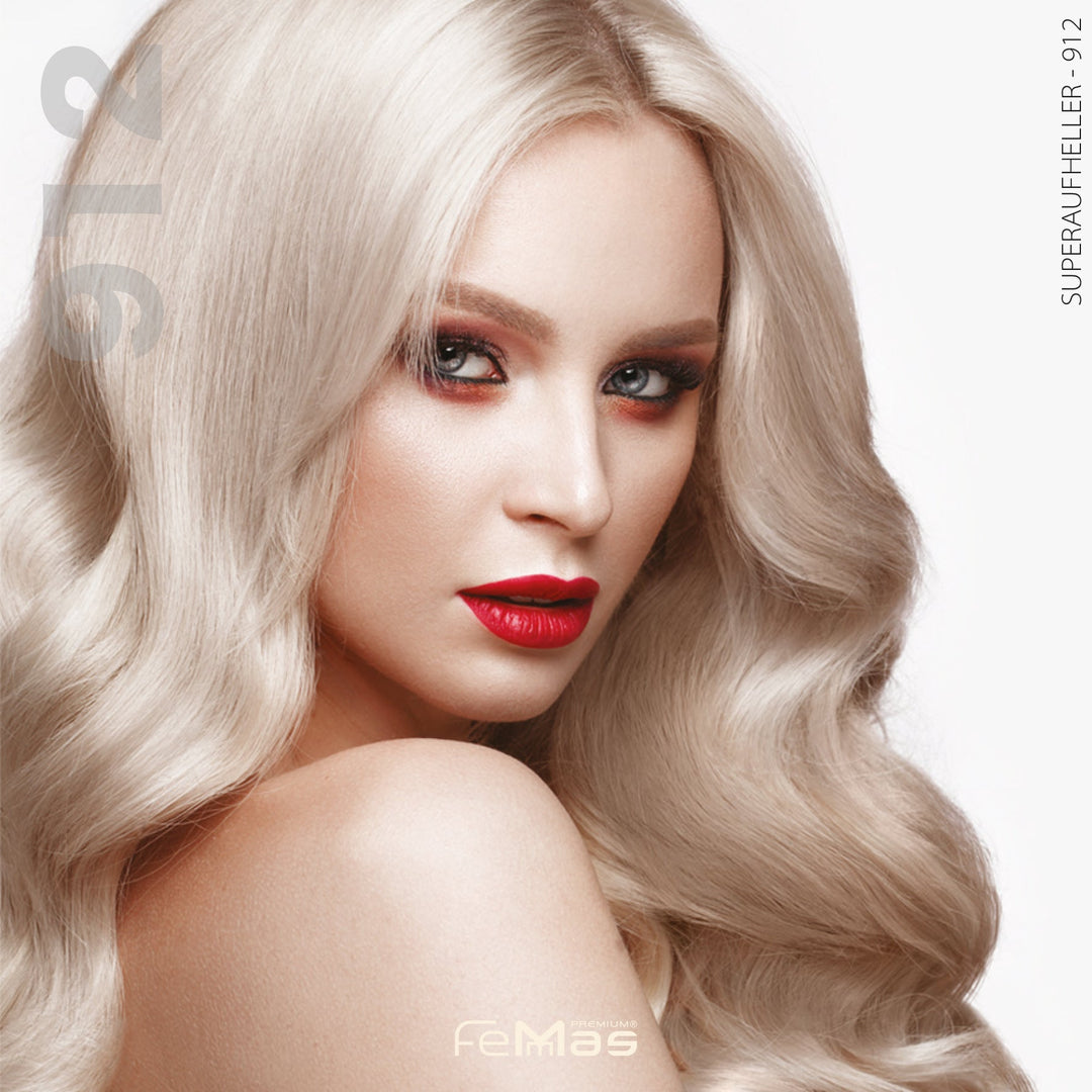 FemMas Haarfarbe 100 ml - Spezial Blond Silber (Farbcode: 912)