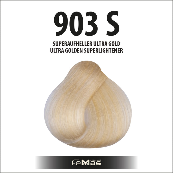FemMas Haarfarbe 100 ml - Superaufheller Ultra Gold 903S
