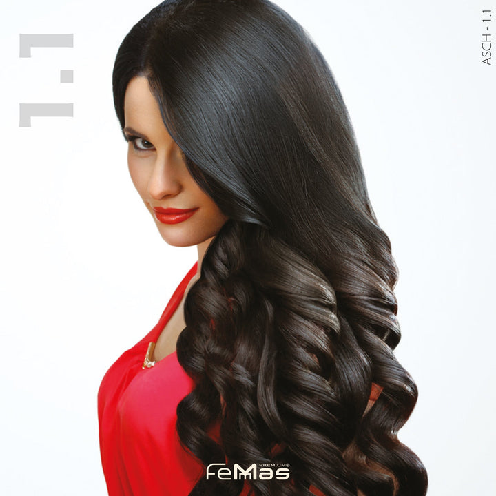 FemMas Haarfarbe 100 ml - Blauschwarz Asch