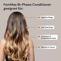 FemMas Zwei-Phasen-Haarspray mit Keratin – Kosmetische Leave-in-Haarpflege – 300 ml